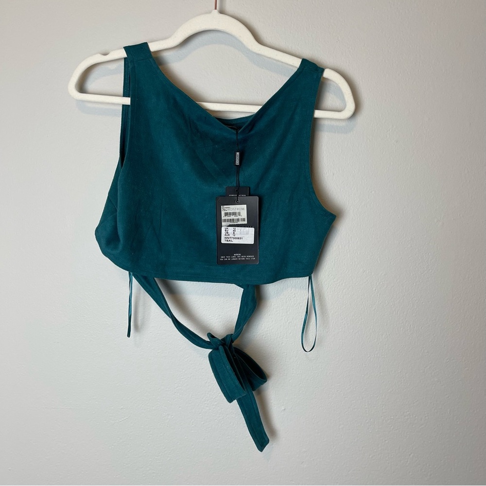 Missguided Wrap Crop Top